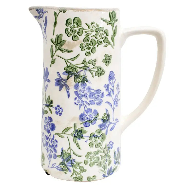BOTANICAL BLUE JUG