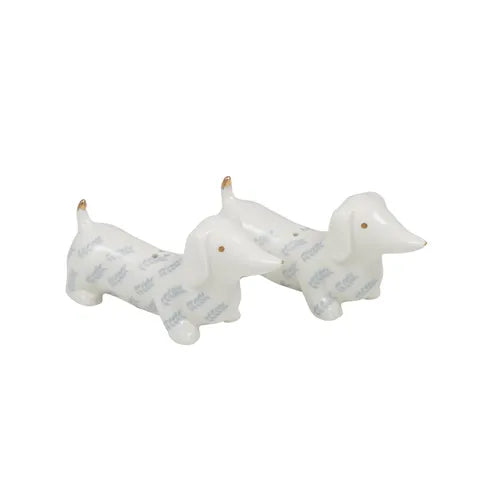 DOLLY S/2 CERAMIC DOG SALT & PEPPER SHAKER Sydney's Plant Market