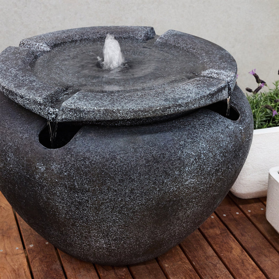 ESCHER URN WATER FEATURE FOUNTAIN