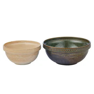 LOIRE 2PC CERAMIC BOWL SET 26X11.5CM
