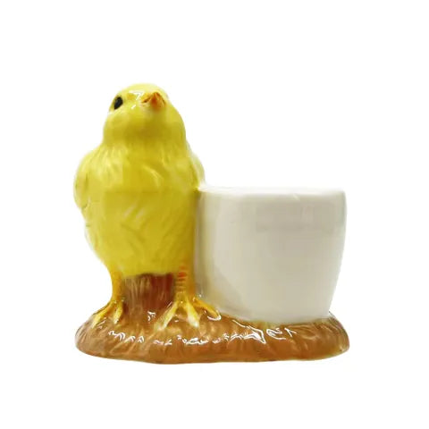 CHIRP CERAMIC EGG CUP 12X6X7CM