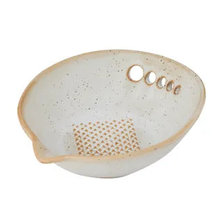 FRANCIS CERAMIC GRATE/SERVE DISH 13X10CM