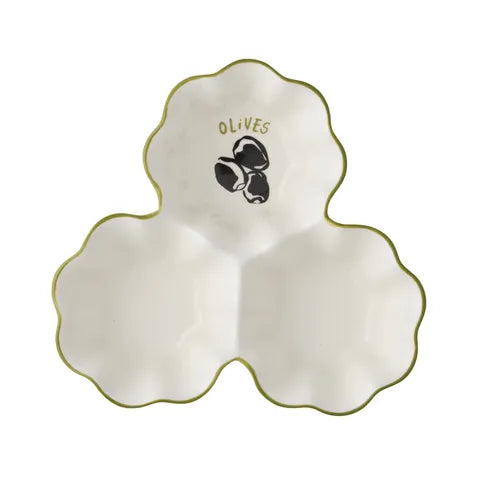 MANGIARE OLIVE CERAMIC DISH