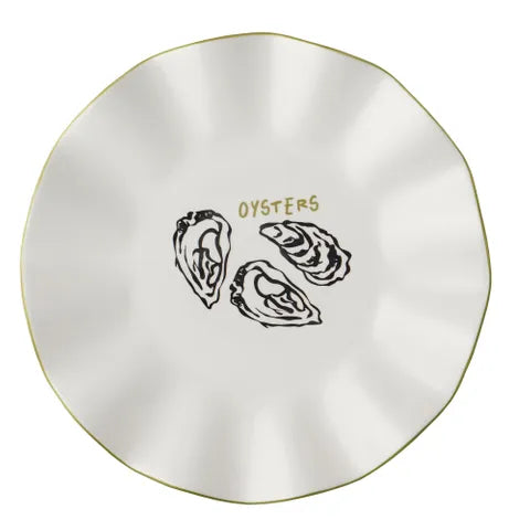 MANGIARE OYSTERS CERAMIC PLATTER 32CM