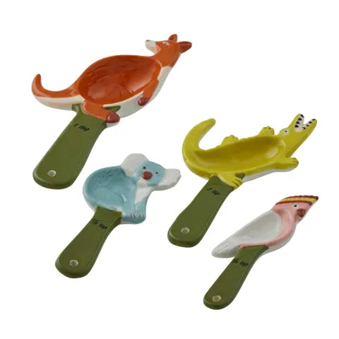THE IRWINS S/4 CER M' SPOONS 15X7.5X3CM