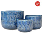 EBONY POT AQUA BLUE