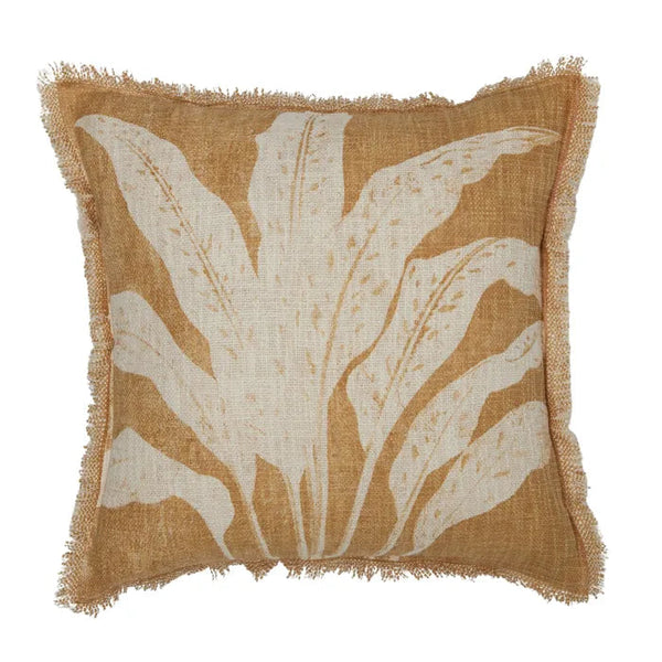 FRAZIER COTTON CUSHION 50X50CM NATURAL Sydney's Plant Market