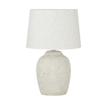 MARINO CERAMIC TABLE LAMP 35X52CM NAT