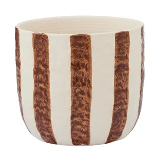 RAYAS CERAMIC POT 19X17CM TAN