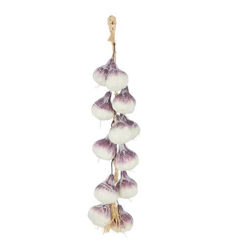 GARLIC GARLAND ARTIFICIAL 45CM NAT