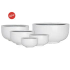 GRANDIOSE WHITE BOWL PLANTER POT