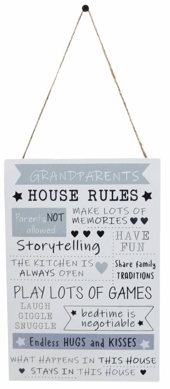 GRANDPARENTS HOUSE RULES Sydney's Plant Market