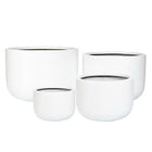GYMEA WHITE TUB LARGE POT