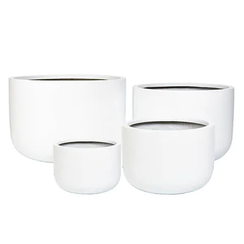 GYMEA WHITE TUB LARGE POT