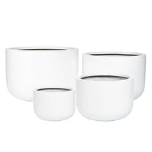 Load image into Gallery viewer, GYMEA WHITE TUB LARGE POT
