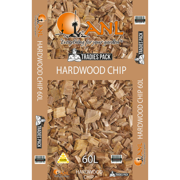 HARDWOOD CHIP MULCH 60L