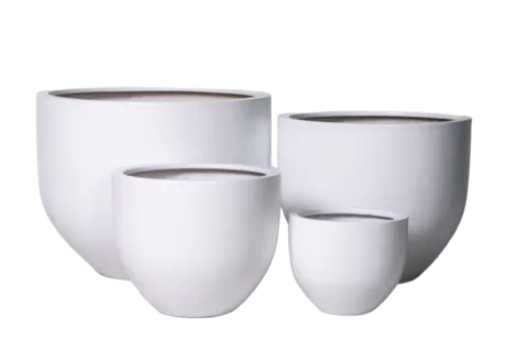 HOIAN WHITE EGG POT