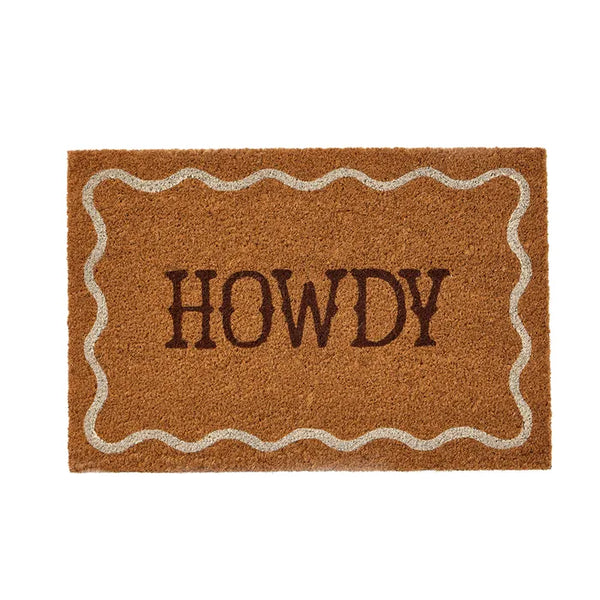 HOWDY PVC BACK COIR MAT 40X60CM COCOA