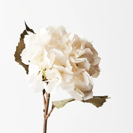 ARTIFICIAL HYDRANGEA WHITE 43CM Sydney's Plant Market