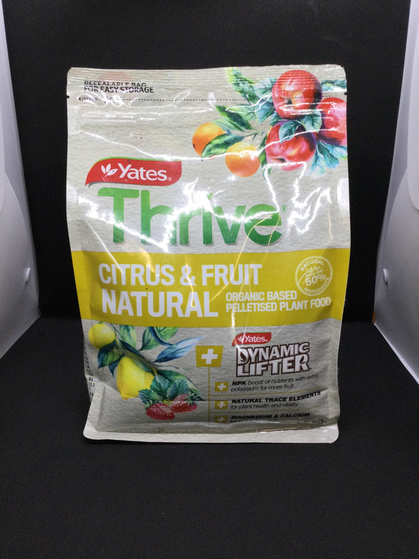 YATES THRIVE NATURAL CITRUS & FRUIT PELLETS Sydney's Plant Market
