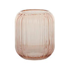 LONNIE GLASS VASE 15X30CM ROSE Sydney's Plant Market