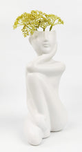 Load image into Gallery viewer, Emerson Thinking Lady Vase White 24cm
