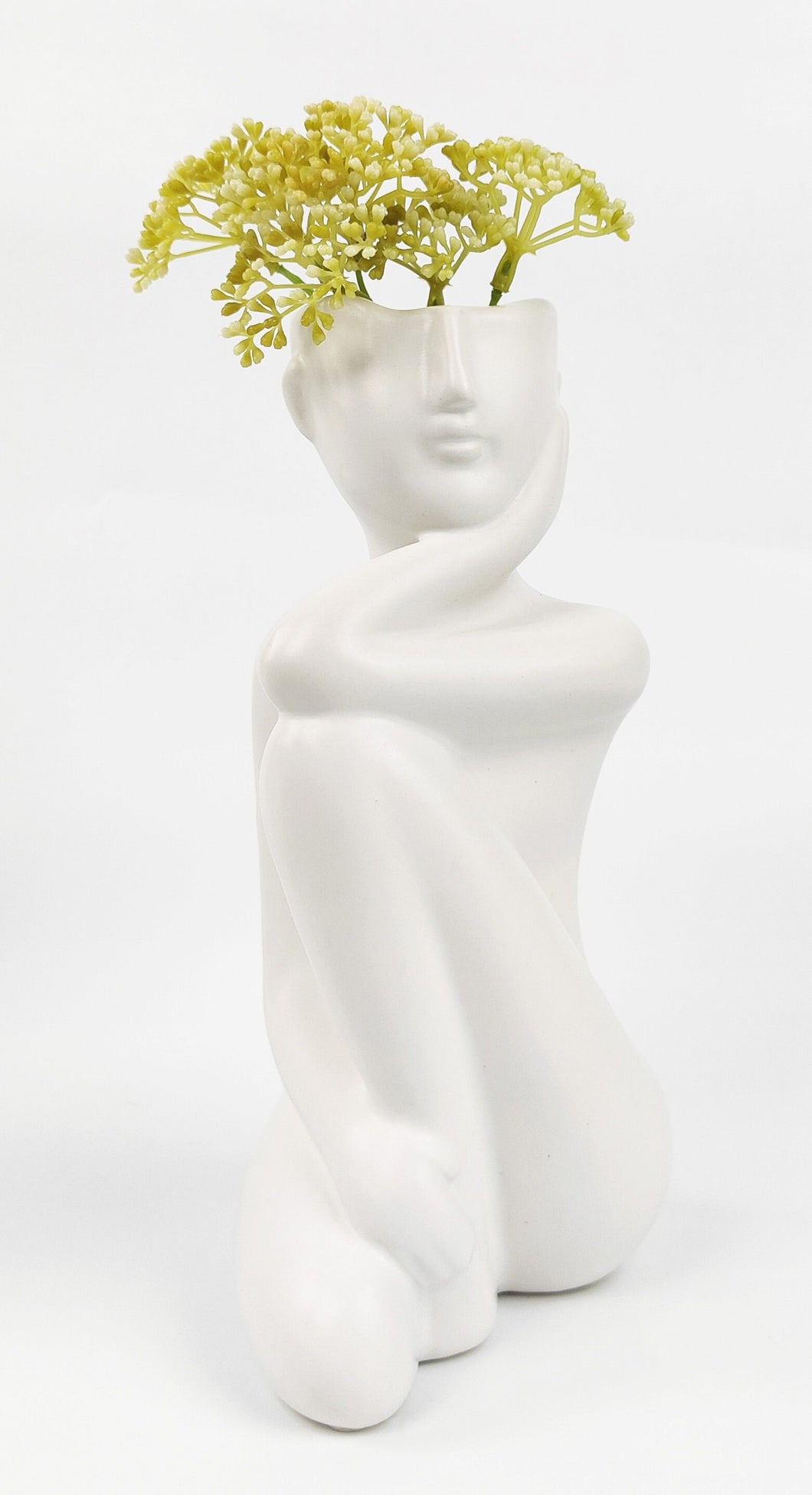 Emerson Thinking Lady Vase White 24cm