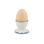 GRANADA CERAMIC EGG CUP BLUE & WHITE Sydney's Plant Market