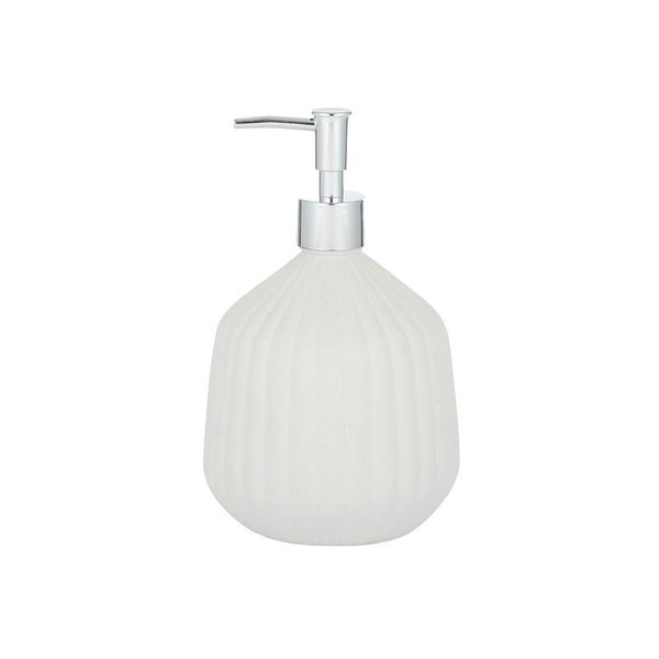 MAHA CERAMIC SOAP DISPENSER 11.5x20cm White