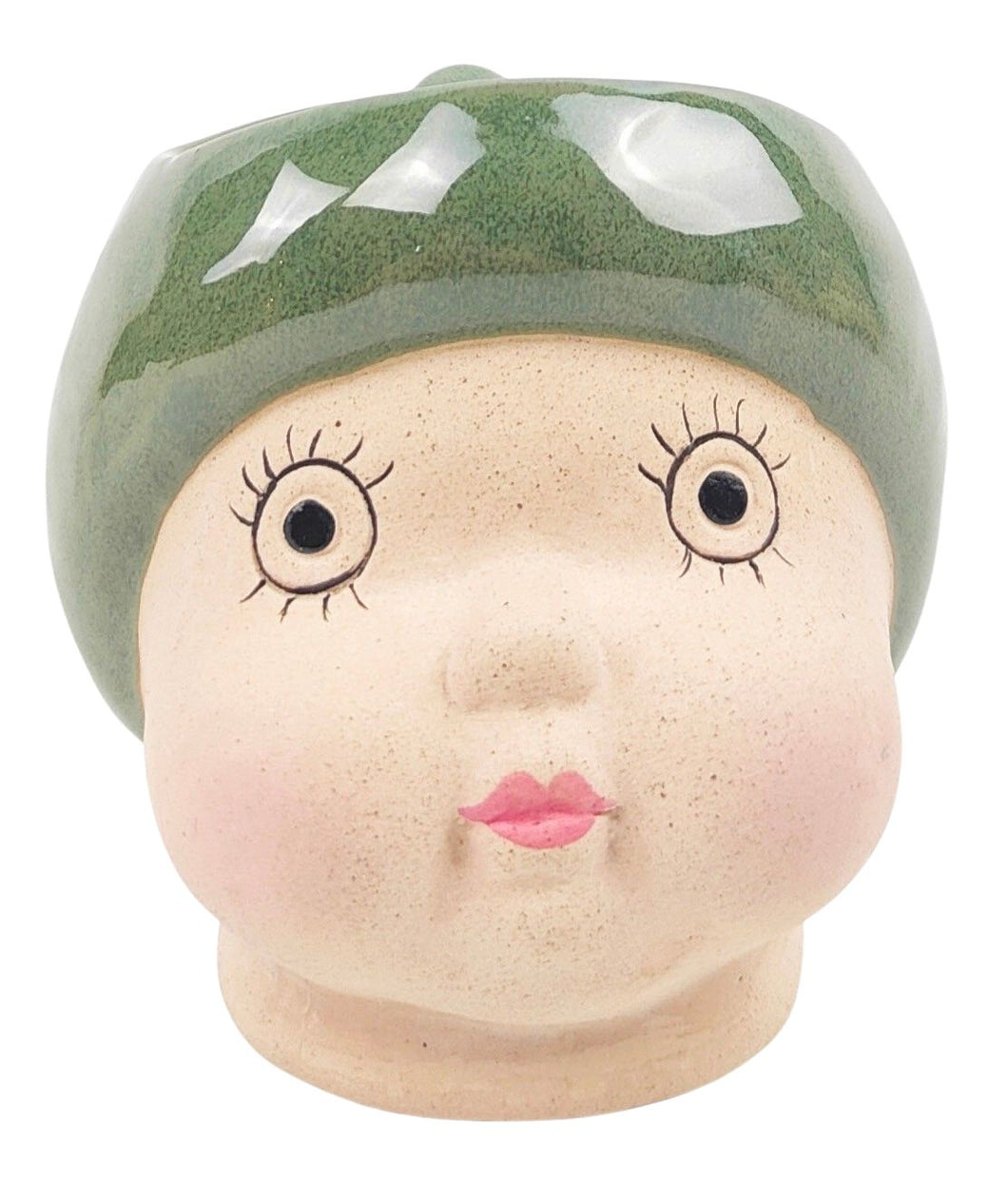 May Gibbs Gumnut Baby Head Planter Green