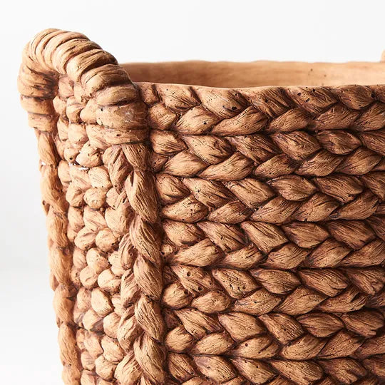 NUKINI BASKET TERRACOTTA POT