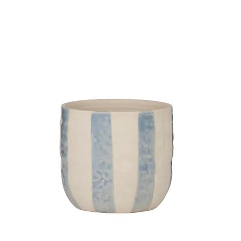 RAYAS CERAMIC POT 11.5X10.5CM STEEL