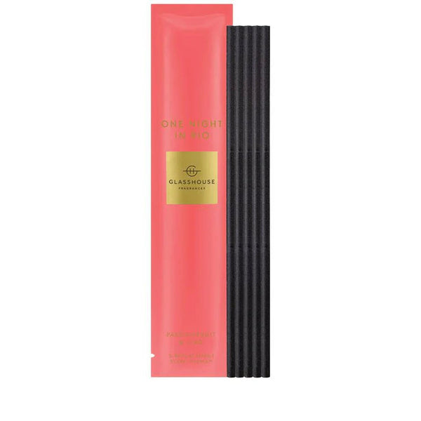 GLASSHOUSE FRAGRANCE 5 REPLACEMENTS SCENT STEMS ONE NIGHT IN RIO Sydney's Plant Market