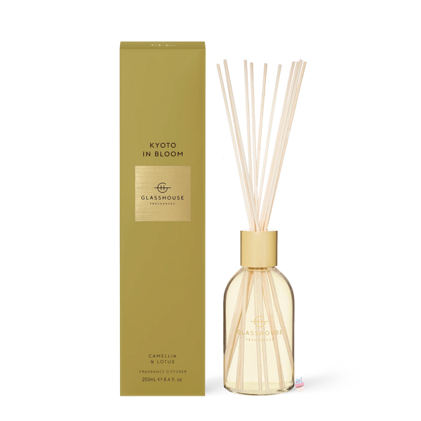 GLASSHOUSE FRAGRANCE 250ML DIFFUSER - KYOTO IN BLOOM