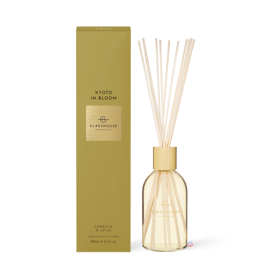 GLASSHOUSE FRAGRANCE 250ML DIFFUSER - KYOTO IN BLOOM
