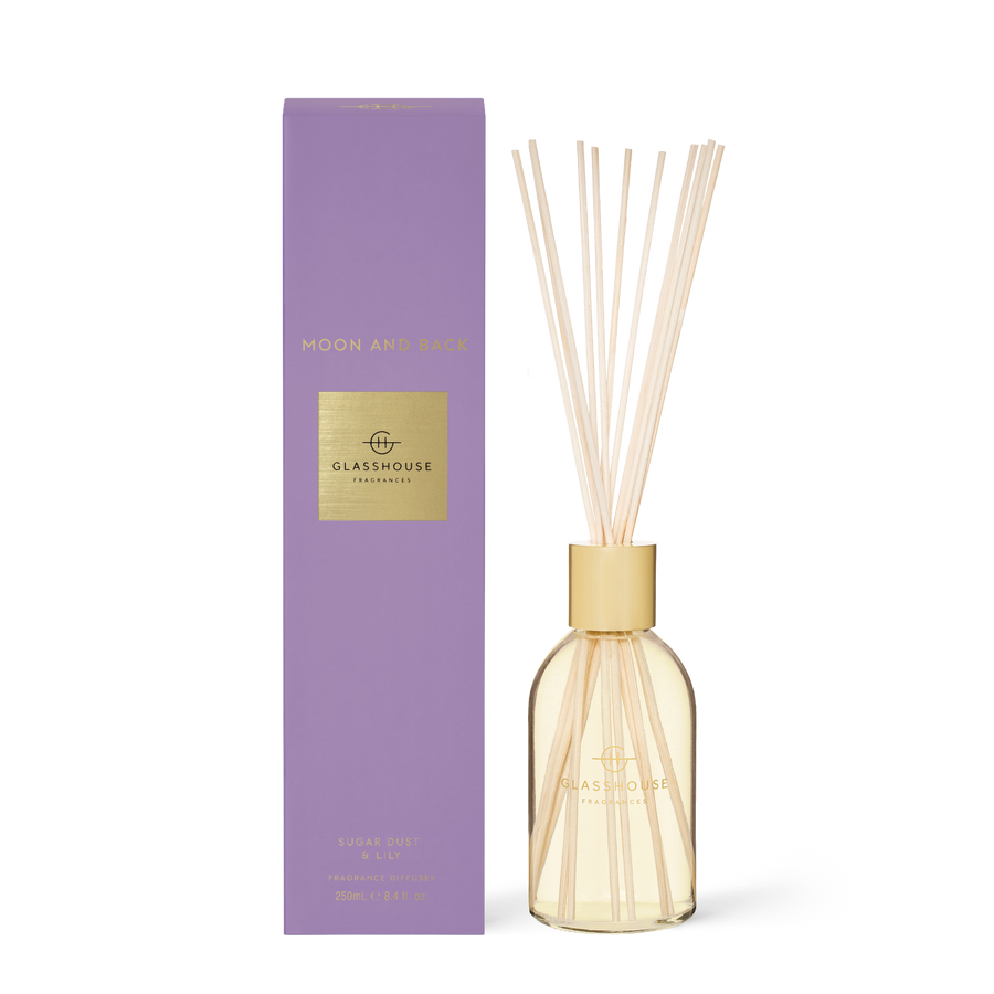 GLASSHOUSE FRAGRANCE 250ML DIFFUSER - MOON AND BACK
