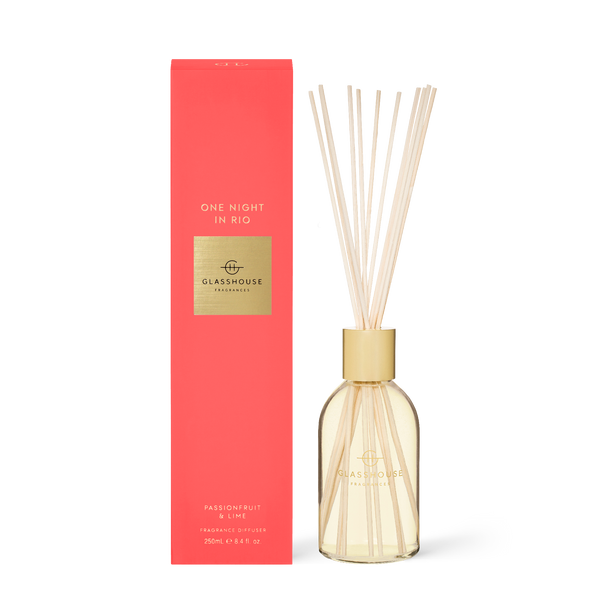 GLASSHOUSE FRAGRANCE 250ML DIFFUSER - ONE NIGHT IN RIO