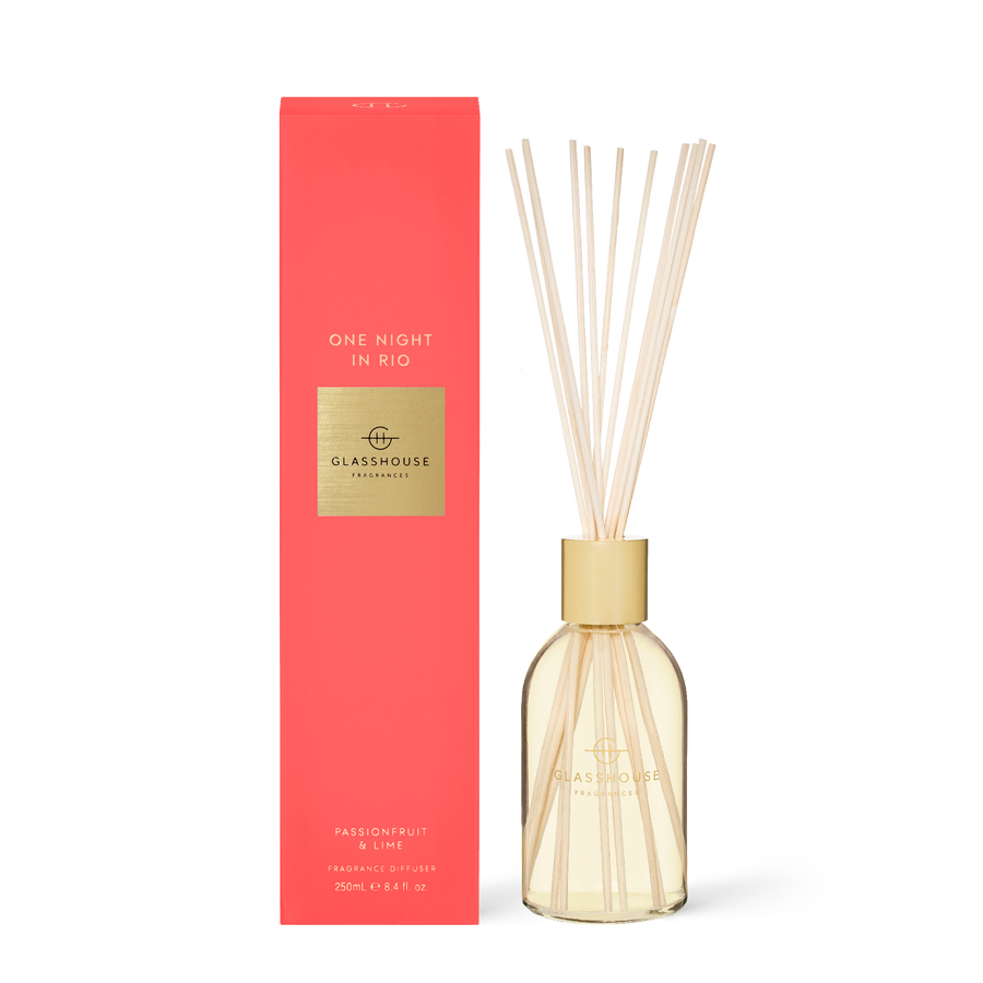 GLASSHOUSE FRAGRANCE 250ML DIFFUSER - ONE NIGHT IN RIO