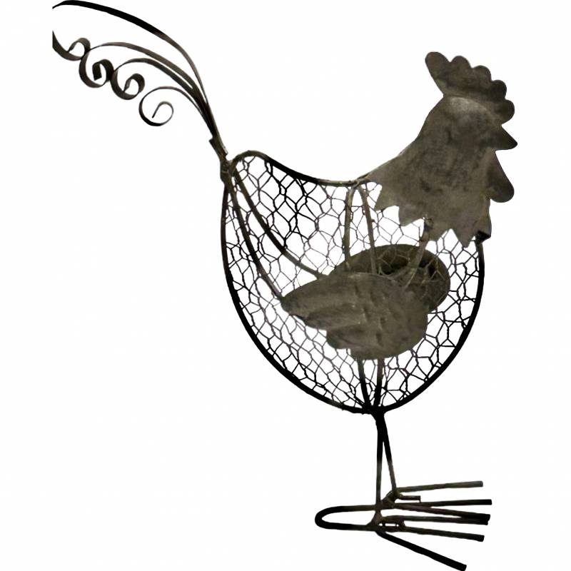 ROOSTER METAL STATUE