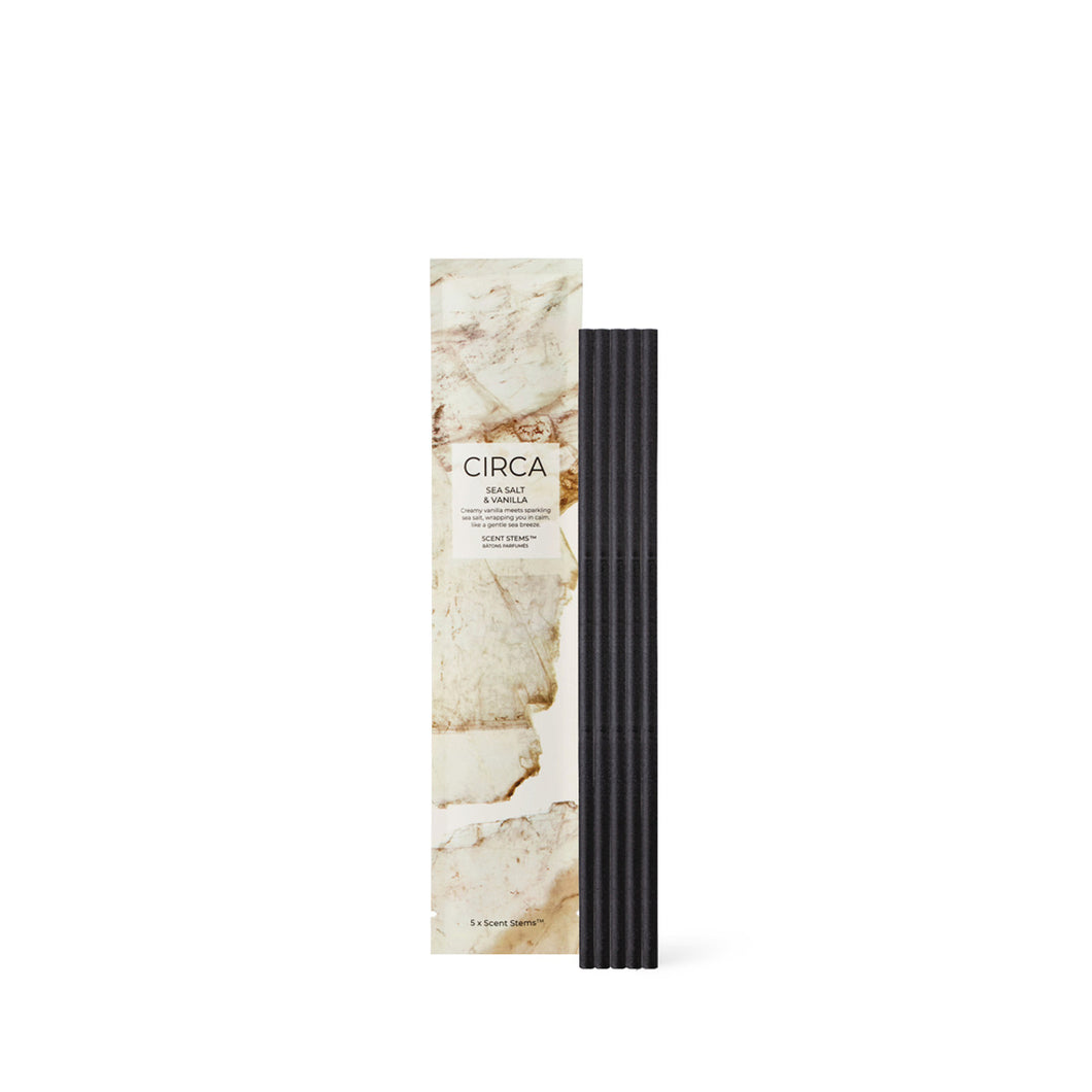 CIRCA 5 REPLACEMENT SCENT STEMS - SEA SALT & VANILLA