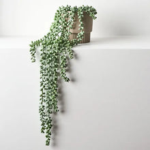 Load image into Gallery viewer, ARTIFICIAL STRING OF PEARLS GREY GREEN
