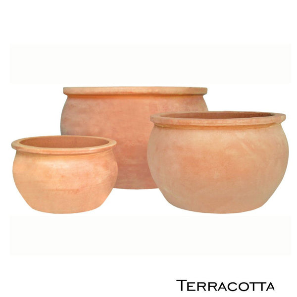 TERRACOTTA FLAT RIM BOWL Sydney's Plant Market
