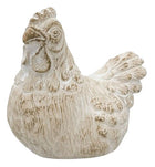 FABLE CHICKEN ORNAMENT BISQUE 16CM