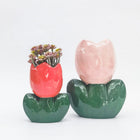 PINK TULIP POT