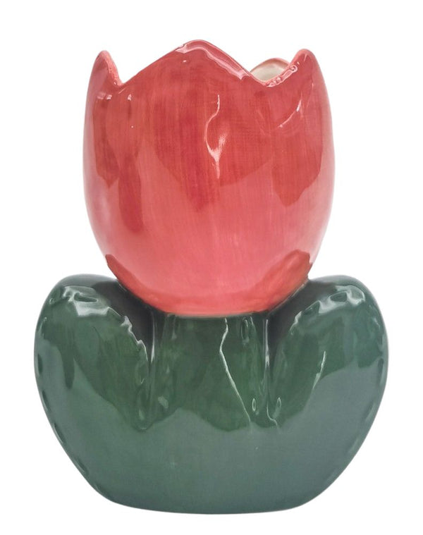 RED TULIP POT