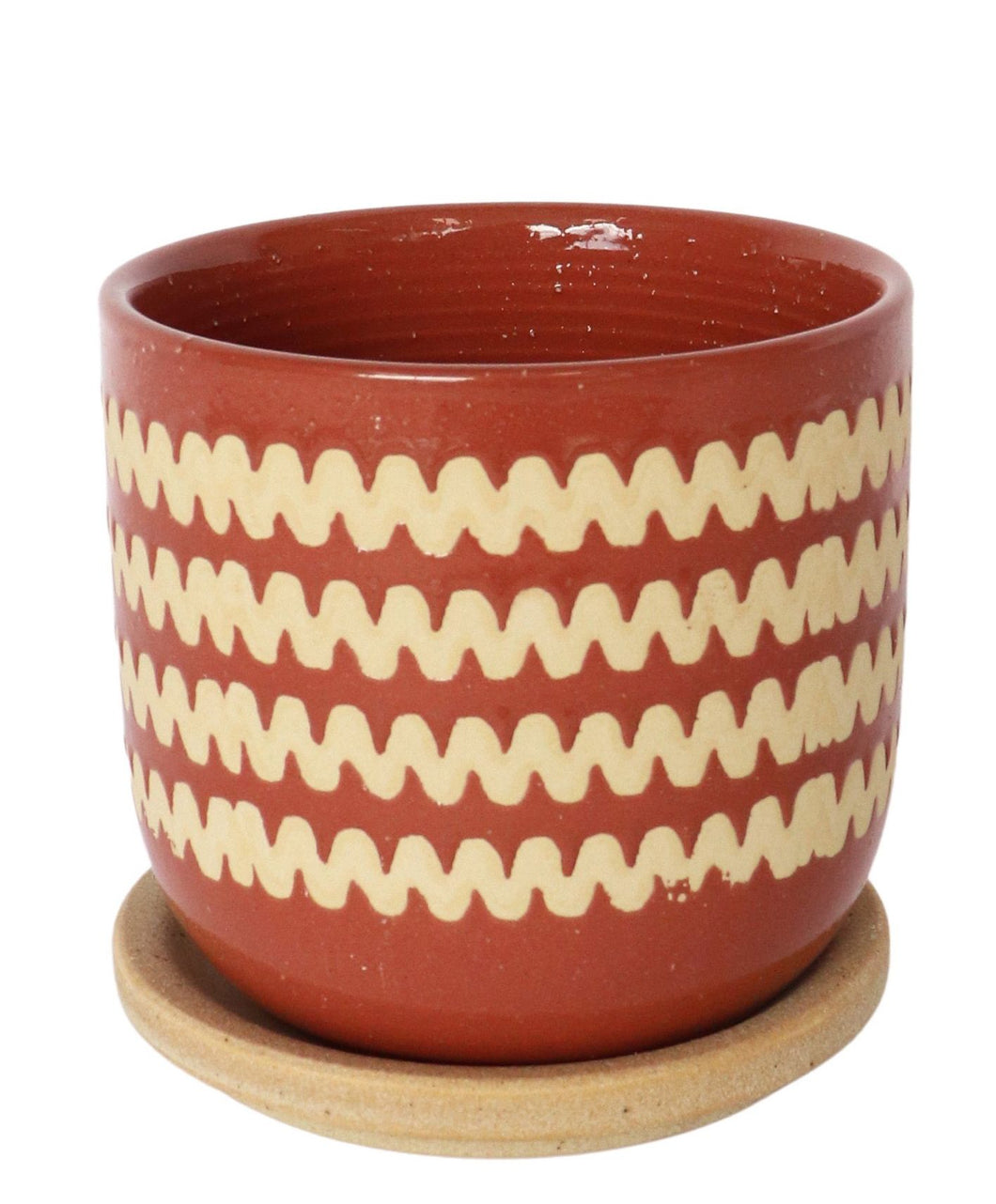 ONYX PLANTER WITH SAUCER