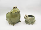 FROG PLANTER LIGHT GREEN