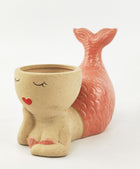 Mermaid Planter Pink 14cm Sydney's Plant Market