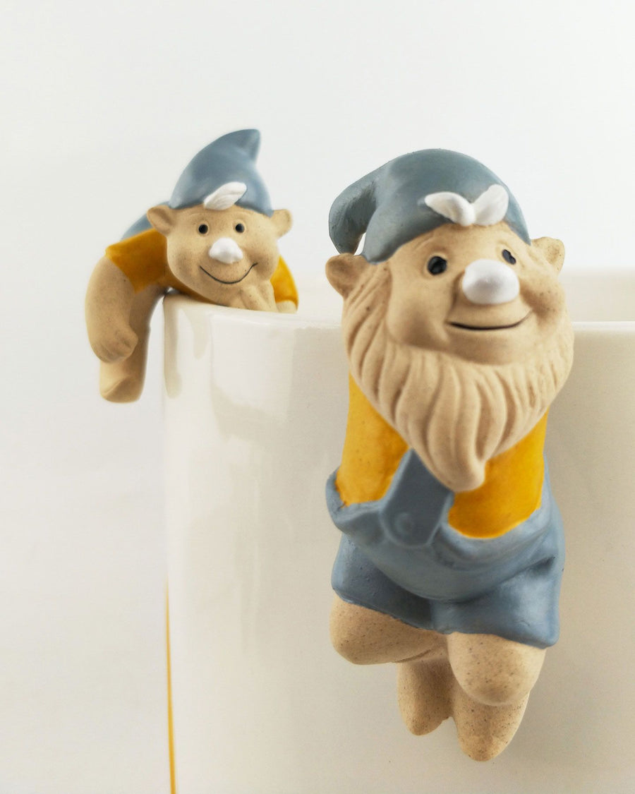 BLUE & YELLOW POT HANGER