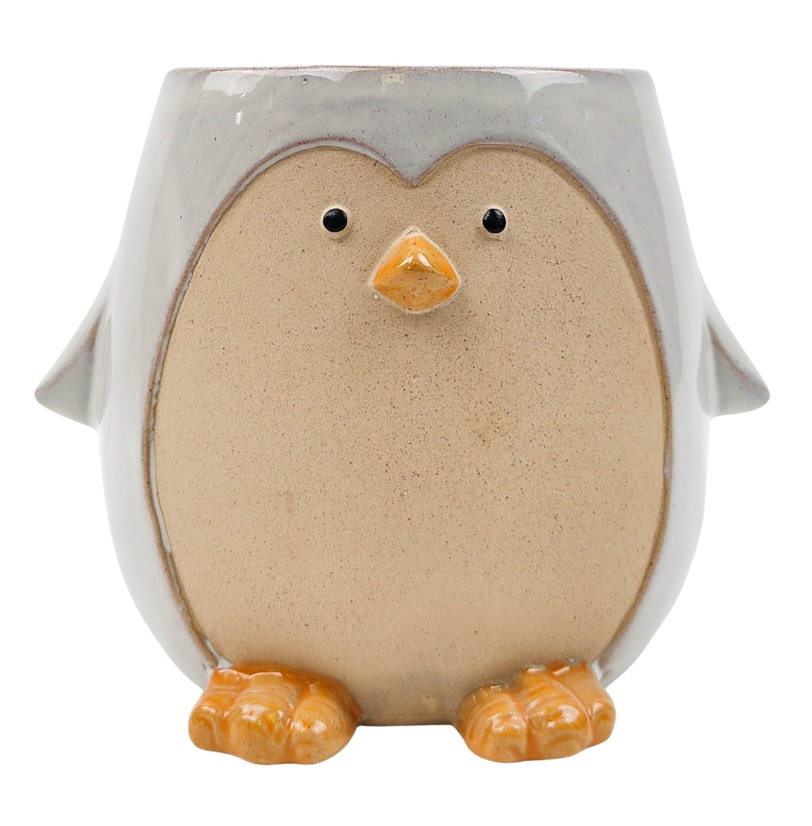 Penguin Planter White Sm 12cm – Sydney's Plant Market